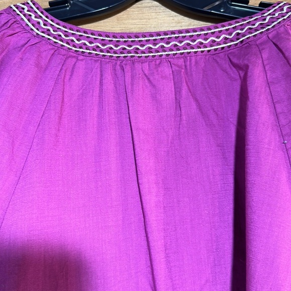 NWT Charter Club Cotton Embroidered Bubble-Sleeve Top size XL - Picture 11 of 16
